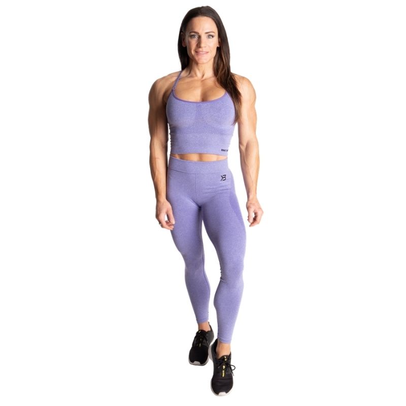 Astoria Seamless Bra, Athletic purple melange-Naisten urheiluliivit-Better Bodies-S-Aminopörssi