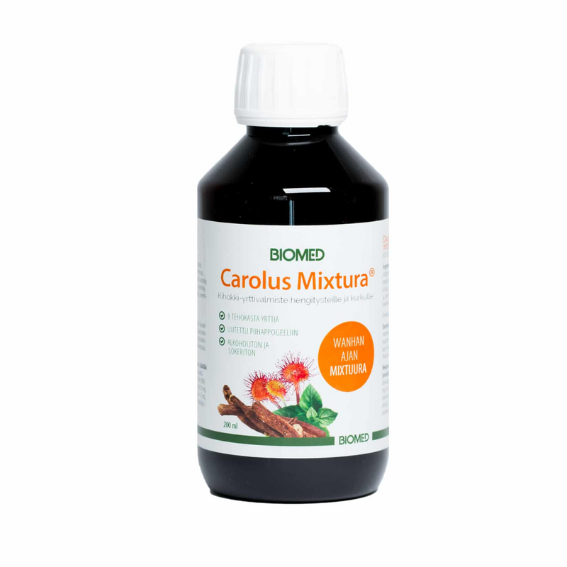 Carolus Mixtura, 200 ml-Yrttivalmiste-Biomed-Aminopörssi