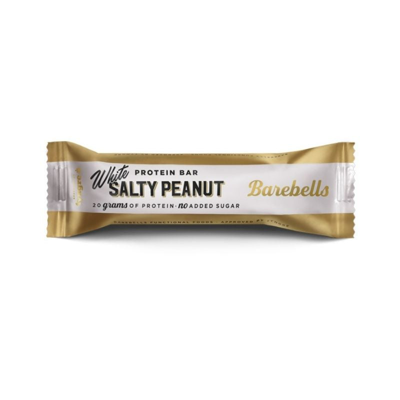 Protein Bar, 55 g-Proteiinipatukka-Barebells-White Salty Peanut-Aminopörssi