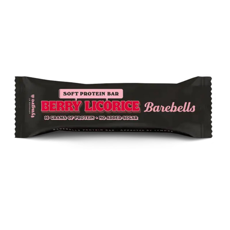Soft Protein Bar, 55g-Proteiinipatukka-Barebells-Soft Berry Licorice-Aminopörssi
