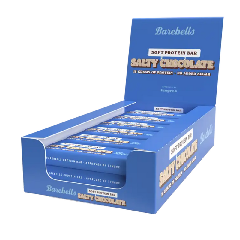 Soft Protein Bar, 55g x 12 kpl-Proteiinipatukka-Barebells-Salty Chocolate-Aminopörssi