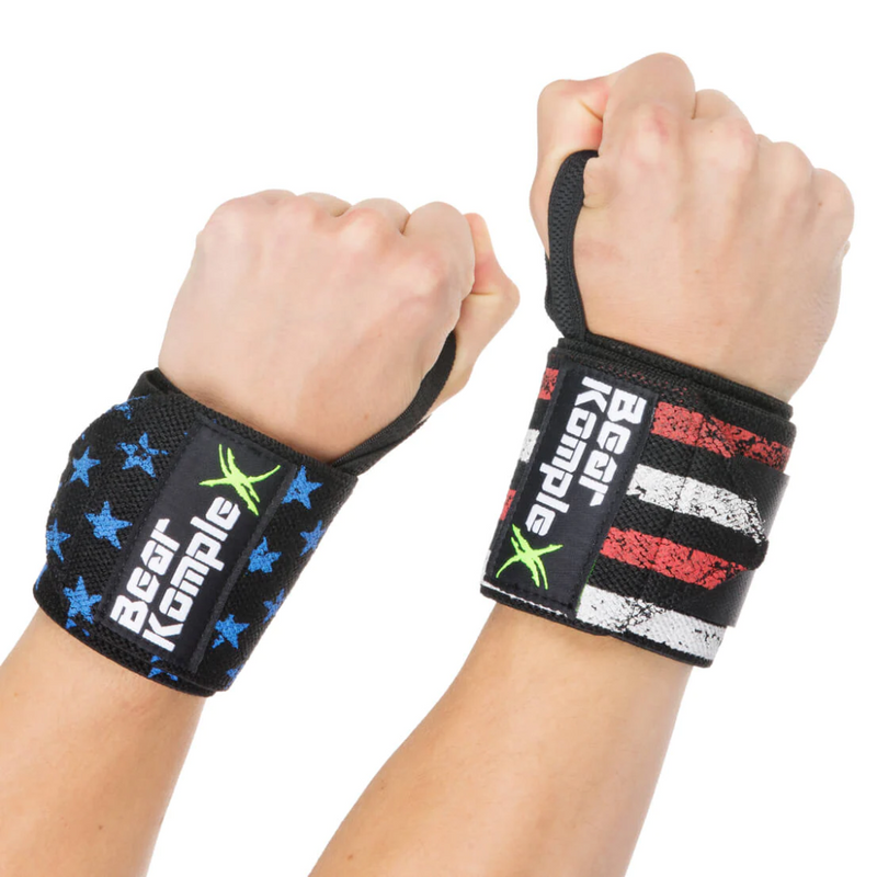 Wrist Wrap, Stars & Stripes-Ranneside-Bear Komplex-Aminopörssi