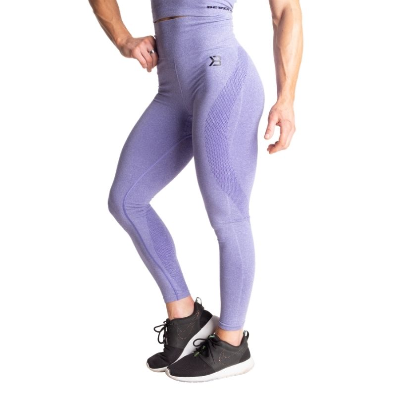 Rockaway Leggings, Athletic Purple Melange-Naisten trikoot ja leggingsit-Better Bodies-XS-Aminopörssi