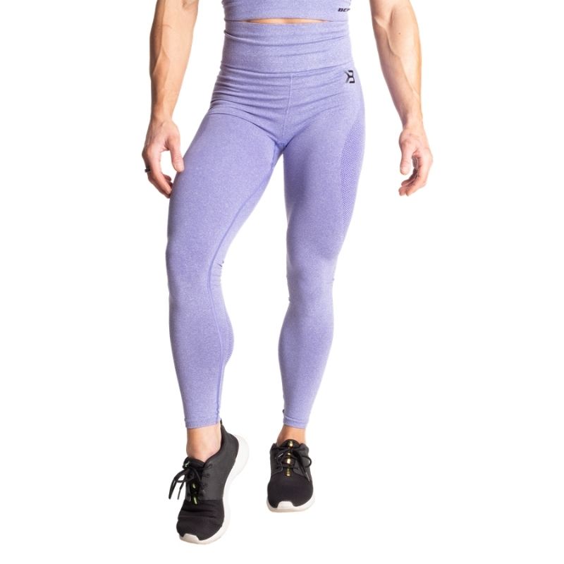 Rockaway Leggings, Athletic Purple Melange-Naisten trikoot ja leggingsit-Better Bodies-XS-Aminopörssi