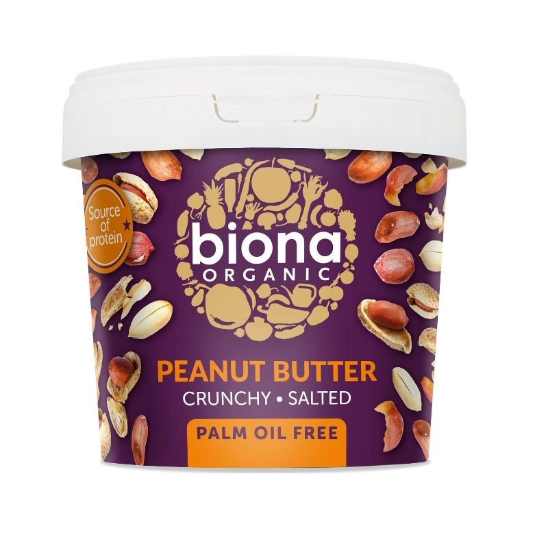 Peanut Butter Crunchy, 1 kg-Levite-Biona-Aminopörssi
