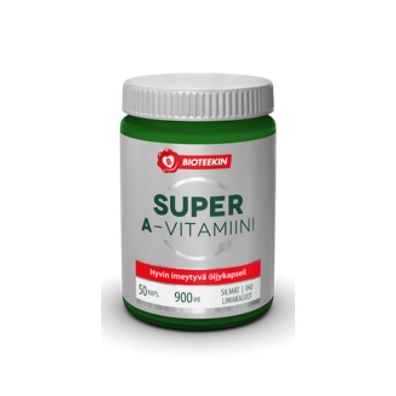 Super A-vitamiini 900 µg, 50 kaps.-A-vitamiini-Bioteekki-Aminopörssi