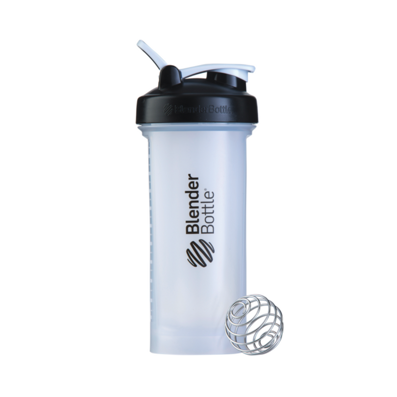 Pro45™ Black/White Clear, 1,33 l-Shakeri-BlenderBottle-Aminopörssi