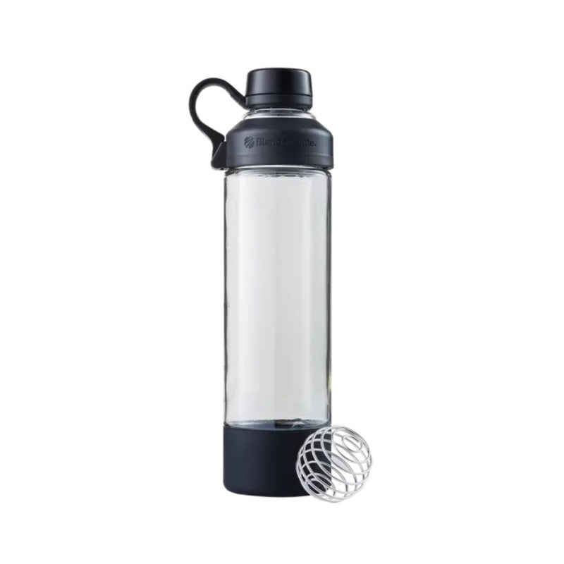 Mantra™ lasinen shakeri/juomapullo 600 ml, black-Lasipullo-BlenderBottle-Aminopörssi