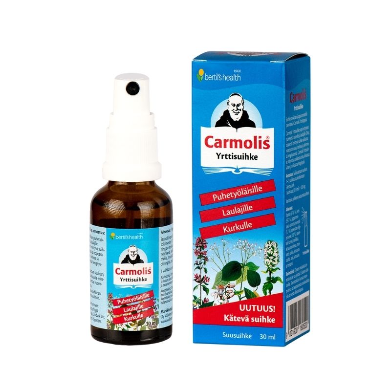 Carmolis Yrttisuihke, 30 ml-Yrttisuihke-Bertil’s Health-Aminopörssi