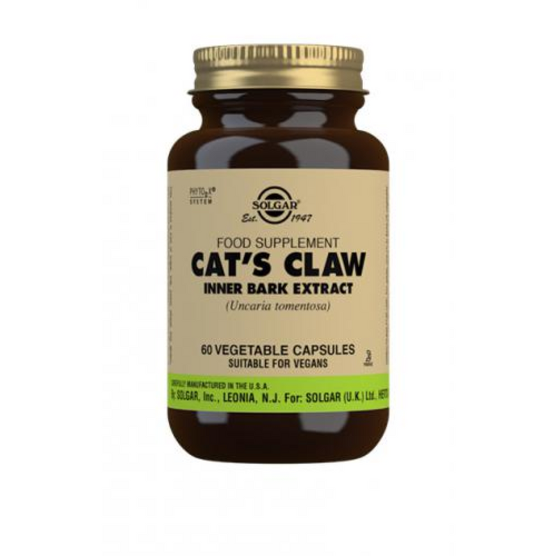 Cat’s Claw 1000 mg, 60 tabl-Yrttivalmiste-Solgar-Aminopörssi