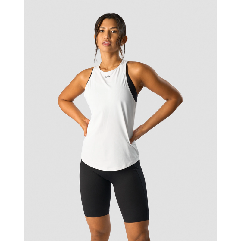 Charge Tank Top White-Naisten lyhythihaiset ja topit-ICANIWILL-XS-Aminopörssi