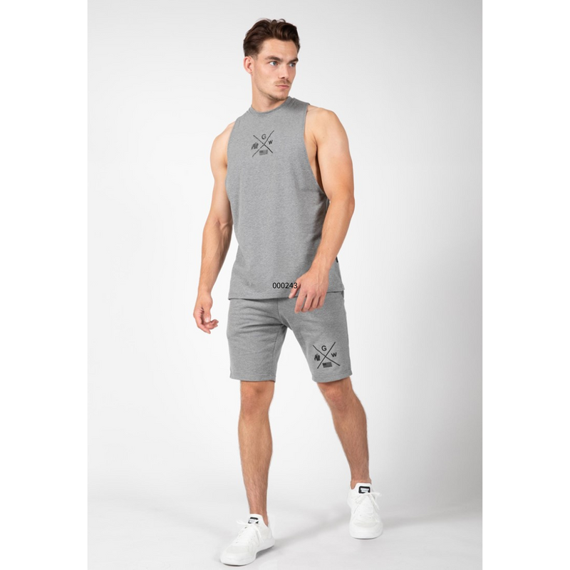 Cisco Shorts, gray/black-Miesten shortsit-Gorilla Wear-M-Aminopörssi