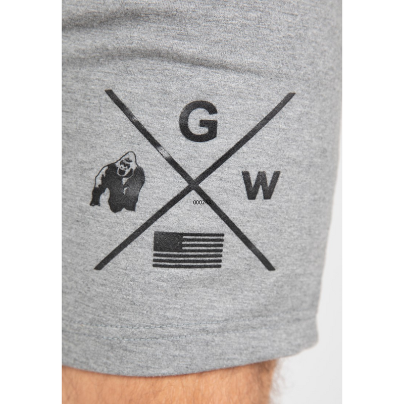 Cisco Shorts, gray/black-Miesten shortsit-Gorilla Wear-M-Aminopörssi