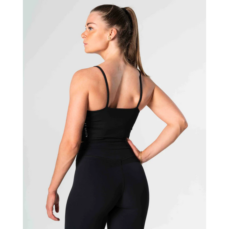 Core Crop Top, Black-Naisten lyhythihaiset ja topit-Relode-XS-Aminopörssi