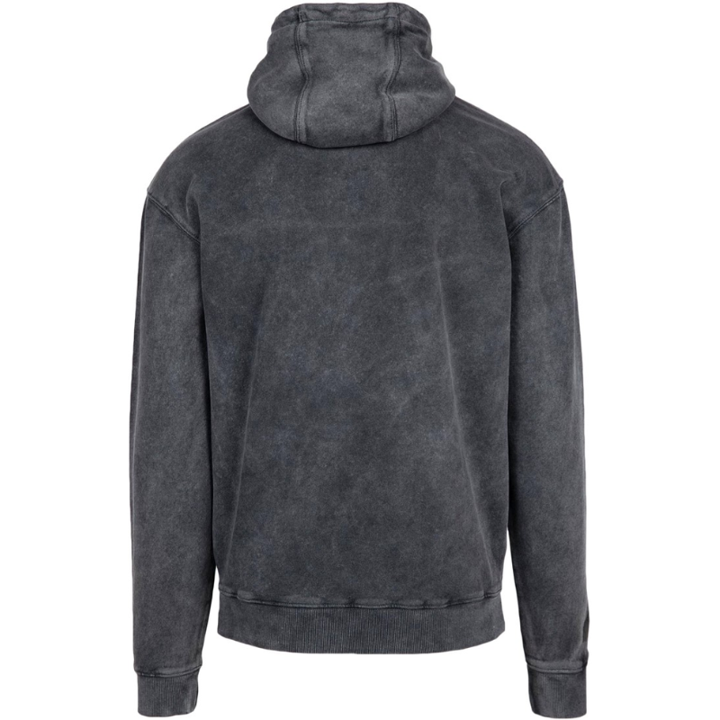 Crowley Men's Oversized Hoodie, washed gray-Miesten hupparit ja pitkähihaiset-Gorilla Wear-S-Aminopörssi