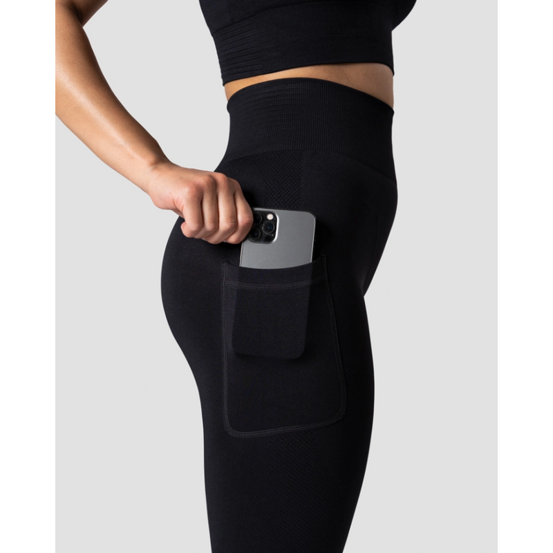 Define Seamless Pocket Tights Black-Naisten trikoot ja leggingsit-ICANIWILL-XS-Aminopörssi