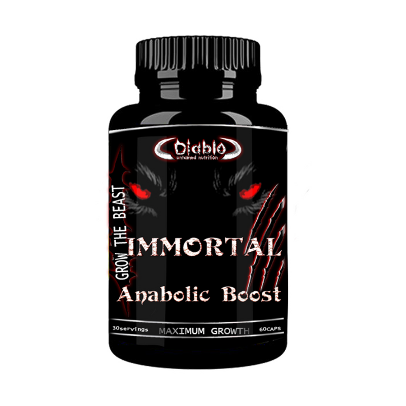 Immortal 60 kaps.-Lihaskasvu-Diablo Untamed Nutrition-Aminopörssi