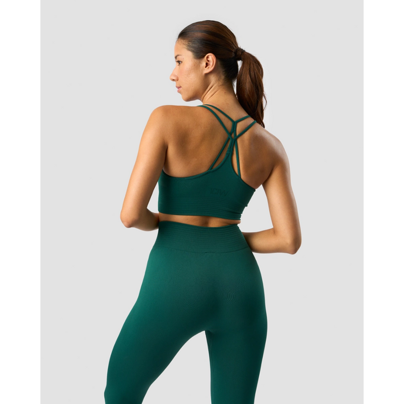 Define Seamless Sports Bra, dark green-Naisten urheiluliivit-ICANIWILL-XS-Aminopörssi