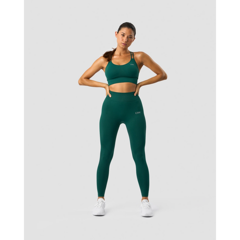 Define Seamless Sports Bra, dark green-Naisten urheiluliivit-ICANIWILL-XS-Aminopörssi