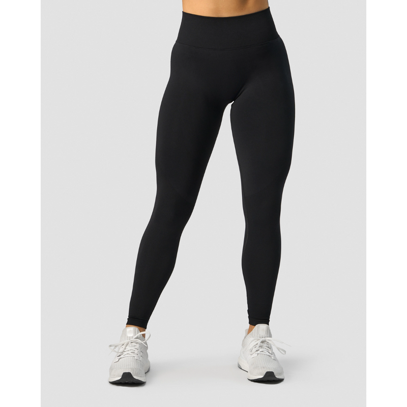 Define Seamless V-shape Tights Black-Naisten trikoot ja leggingsit-ICANIWILL-XS-Aminopörssi