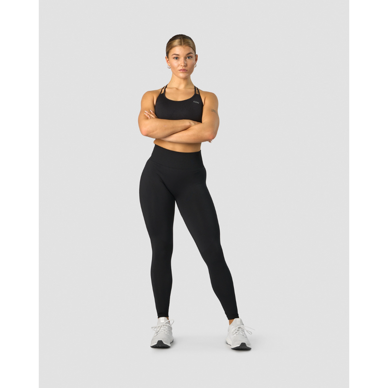 Define Seamless V-shape Tights Black-Naisten trikoot ja leggingsit-ICANIWILL-XS-Aminopörssi