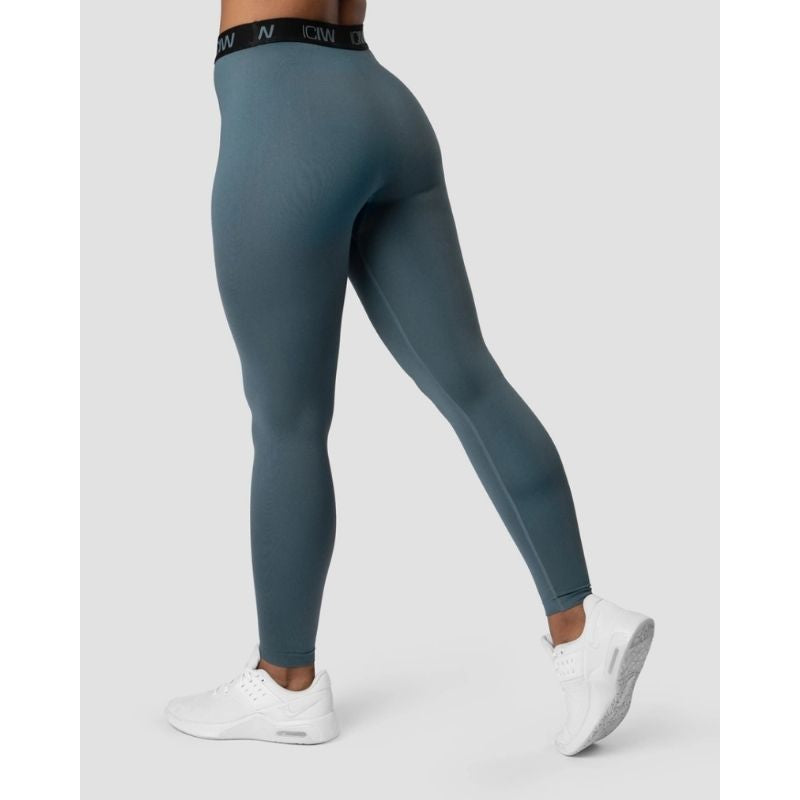 Define Logo Seamless Tights Wmn Jungle Green/Black-Naisten trikoot ja leggingsit-ICANIWILL-XS-Aminopörssi