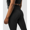 Define Seamless Scrunch Tights, Black-Naisten trikoot ja leggingsit-ICANIWILL-XS-Aminopörssi