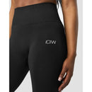 Define Seamless Scrunch Tights, Black-Naisten trikoot ja leggingsit-ICANIWILL-XS-Aminopörssi