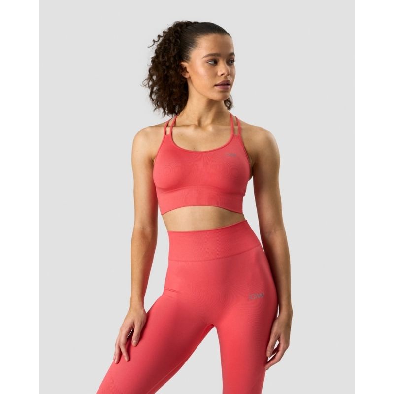 Define Seamless Sports Bra, Coral-Naisten urheiluliivit-ICANIWILL-XS-Aminopörssi