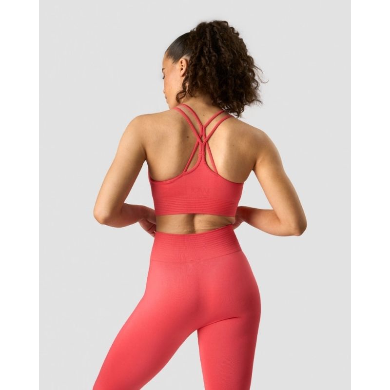 Define Seamless Sports Bra, Coral-Naisten urheiluliivit-ICANIWILL-XS-Aminopörssi