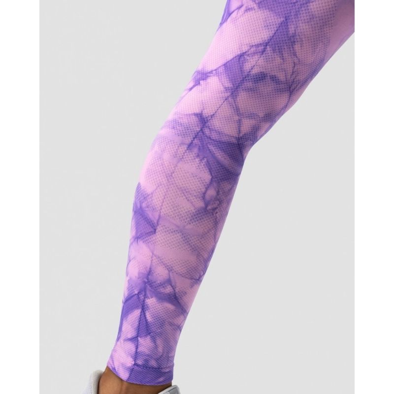 Define Seamless Tie Dye Tights Purple Breeze-Naisten trikoot ja leggingsit-ICANIWILL-S-Aminopörssi