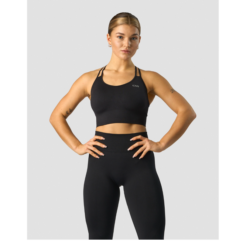 Define Seamless Sports Bra, black-Naisten urheiluliivit-ICANIWILL-XS-Aminopörssi