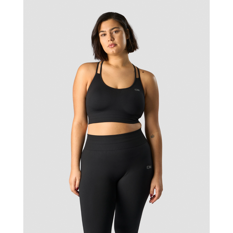 Define Seamless Sports Bra, black-Naisten urheiluliivit-ICANIWILL-XS-Aminopörssi