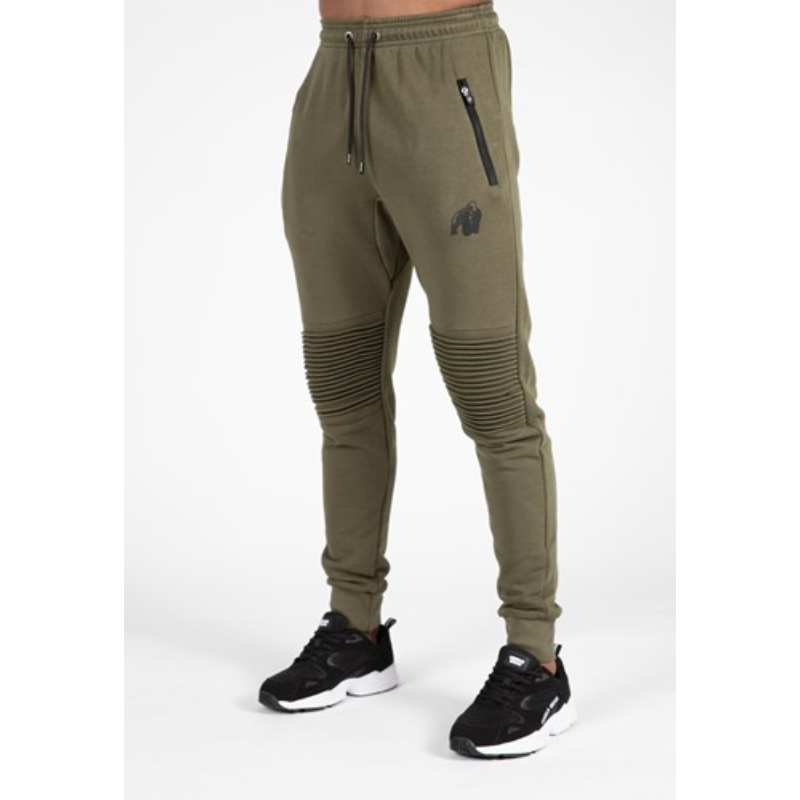 Delta Pants - Army Green-Miesten housut-Gorilla Wear-S-Aminopörssi