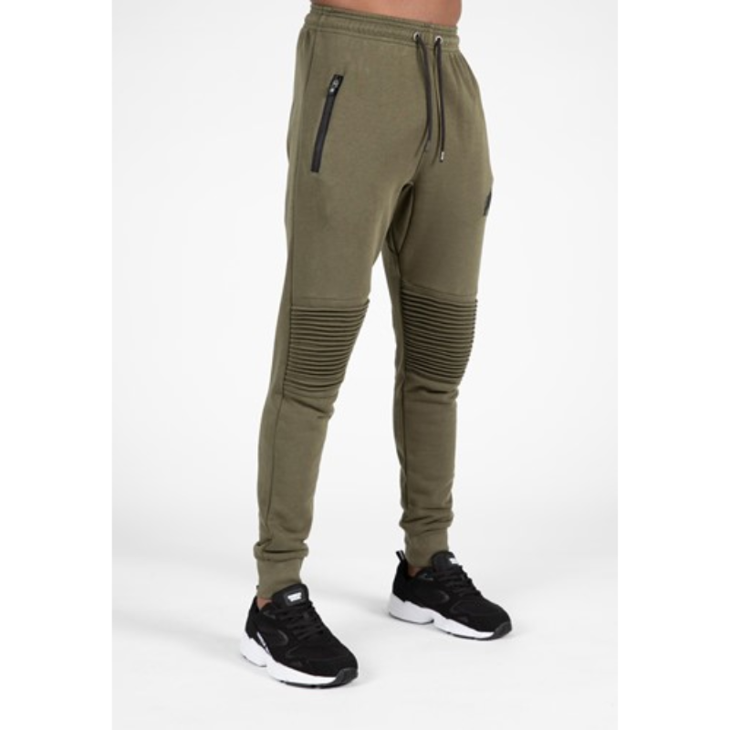 Delta Pants - Army Green-Miesten housut-Gorilla Wear-S-Aminopörssi