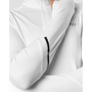 Everyday Long Sleeve 1/4 Stripe Zipper White-Naisten pitkähihaiset ja hupparit-ICANIWILL-XS-Aminopörssi