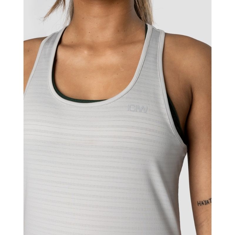 Everyday Mesh Tank Top Lite Gray-Naisten toppi-ICANIWILL-XS-Aminopörssi