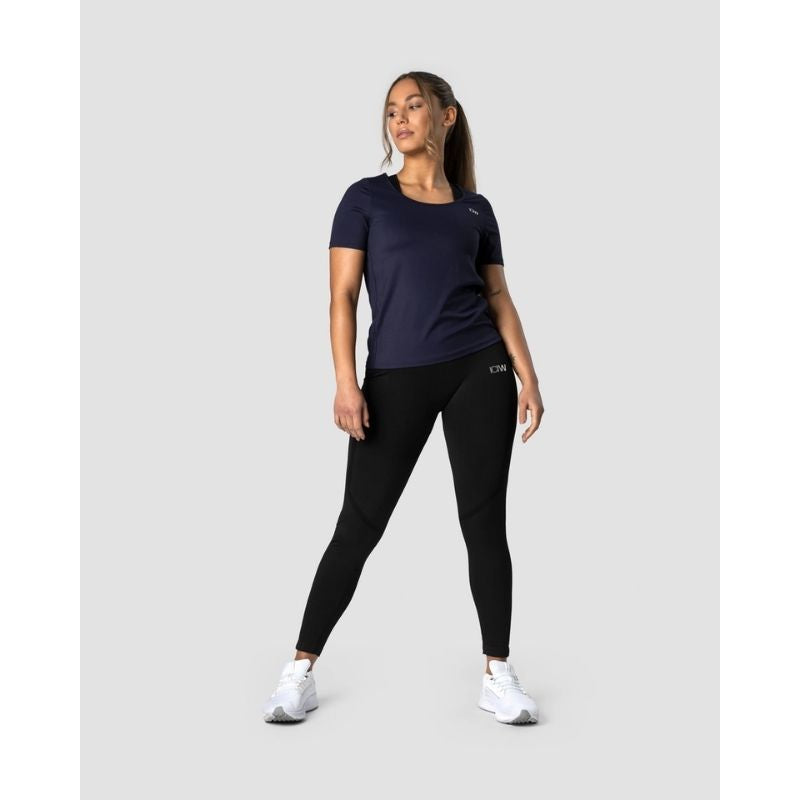 Everyday Tech T-shirt Wmn Navy-Naisten T-paita-ICANIWILL-XS-Aminopörssi