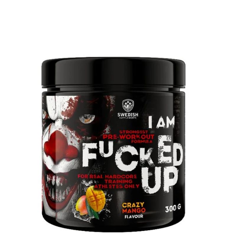 F-cked Up Joker Edition, 300 g-Pre-Workout-Swedish Supplements-Supercar Candy-Aminopörssi