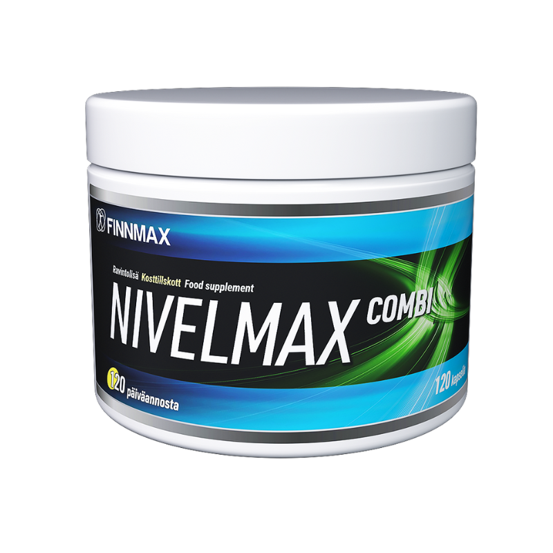 NivelMax Combi, 120 kaps.-Nivelten hyvinvointi-FinnMax-Aminopörssi