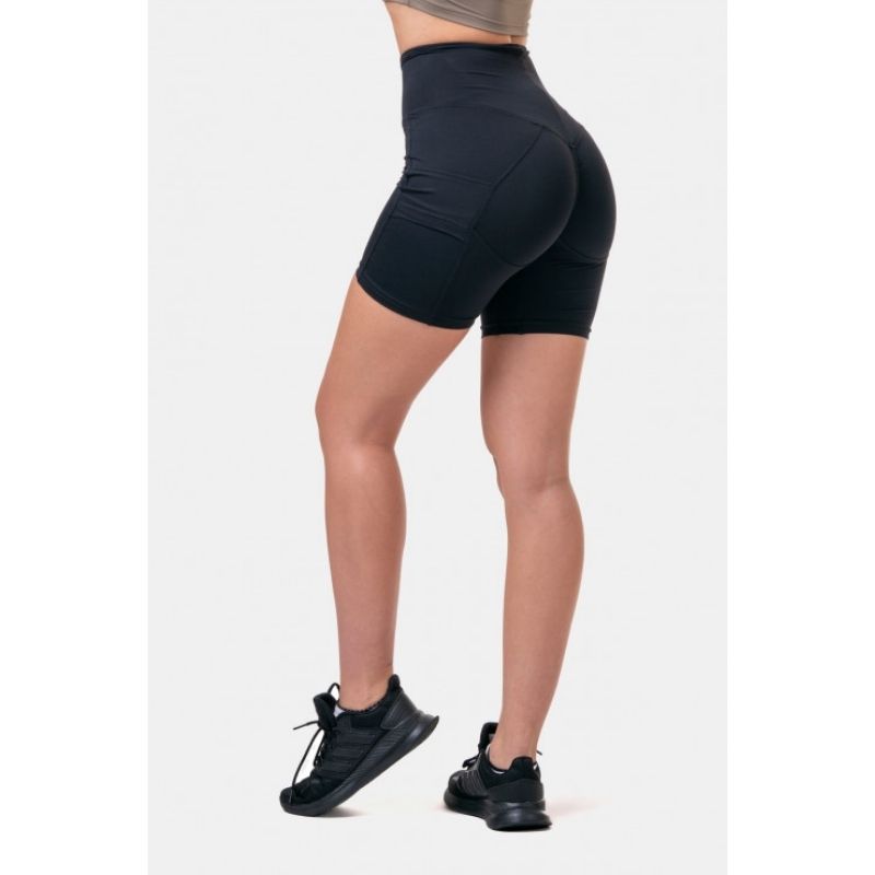 Fit & Smart Biker Shorts 575, Black-Naisten shortsit-Nebbia-XS-Aminopörssi