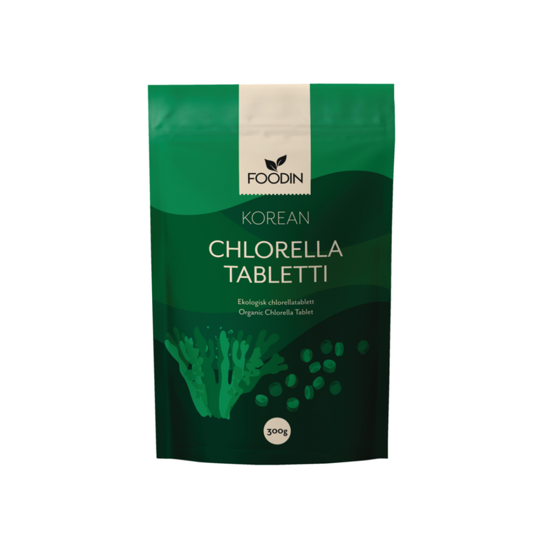 Korean Chlorella tabletti 300 g-Vihertuote-Foodin-Aminopörssi