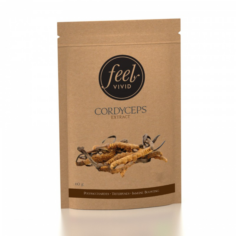 Cordyceps, 60g-Sienituote-Feel Vivid-Aminopörssi