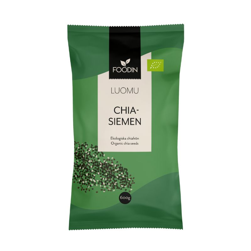 Chia-Siemen luomu, 600 g-Chia-siemen-Foodin-Aminopörssi