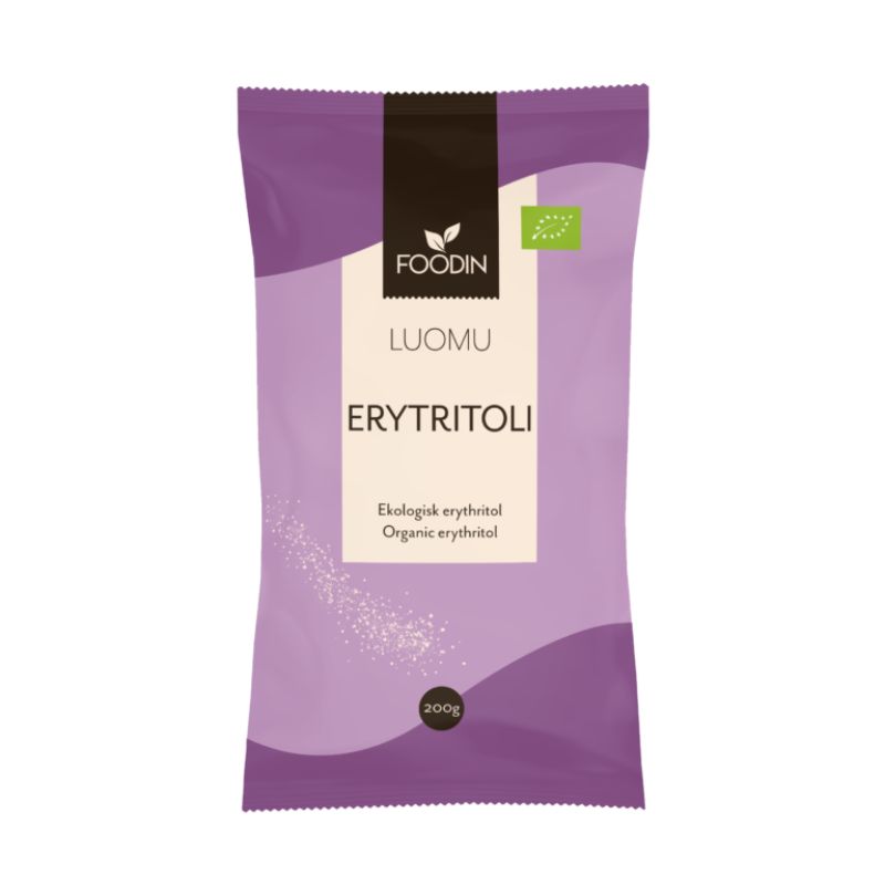 Erytritoli luomu, 200 g-Makeutus-Foodin-Aminopörssi