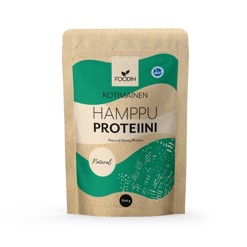 Hamppuproteiini, 600 g-Hamppuproteiini-Foodin-Aminopörssi