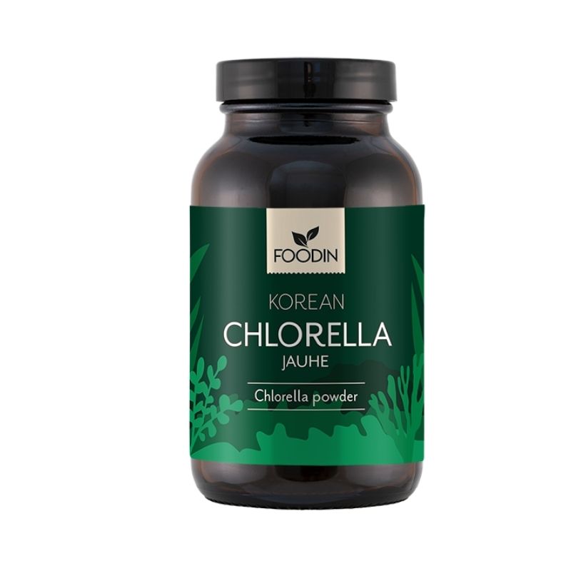 Korean Chlorella jauhe 120 g-Vihertuote-Foodin-Aminopörssi
