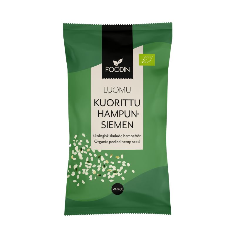 Kuorittu Hampunsiemen, 200 g-Hamppu-Foodin-Aminopörssi