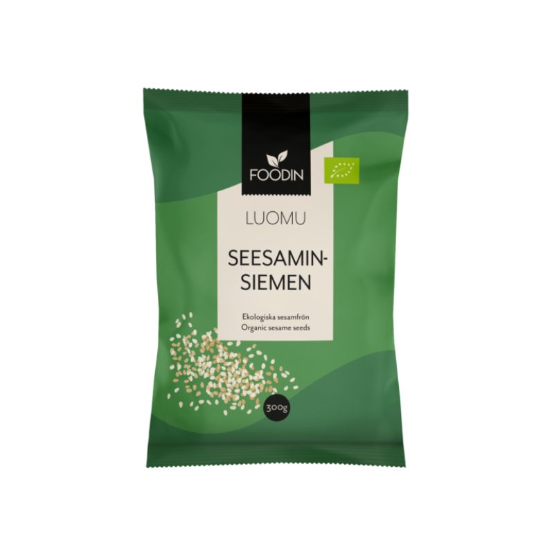 Seesaminsiemen kokonainen luomu, 300g-Siemen-Foodin-Aminopörssi