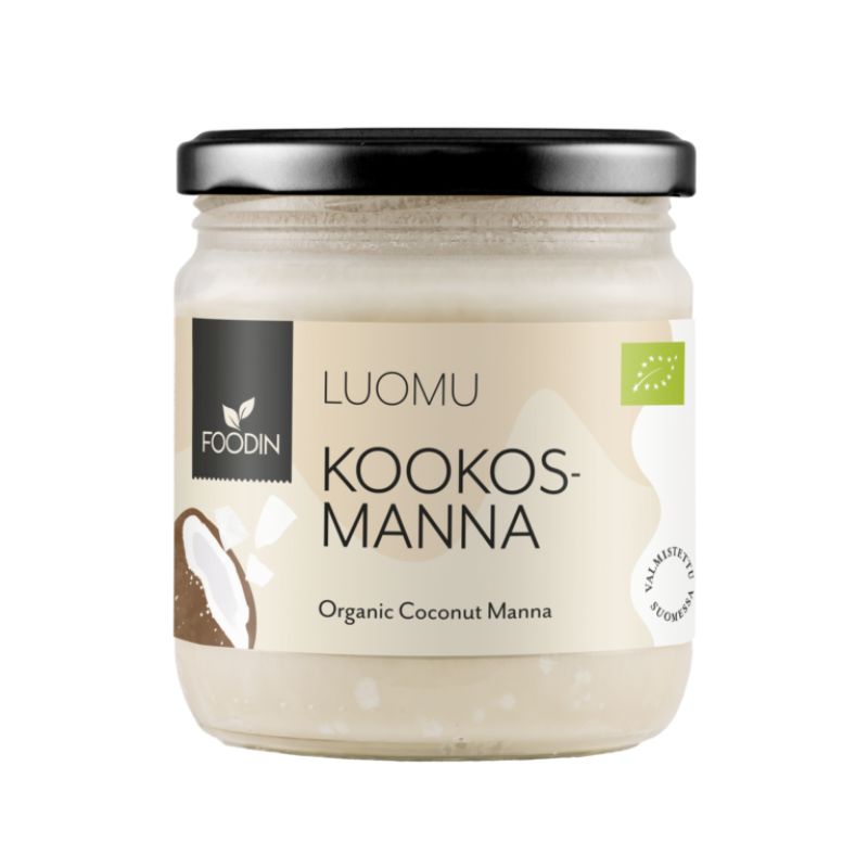 Kookosmanna luomu, 400 g-Kookos-Foodin-Aminopörssi